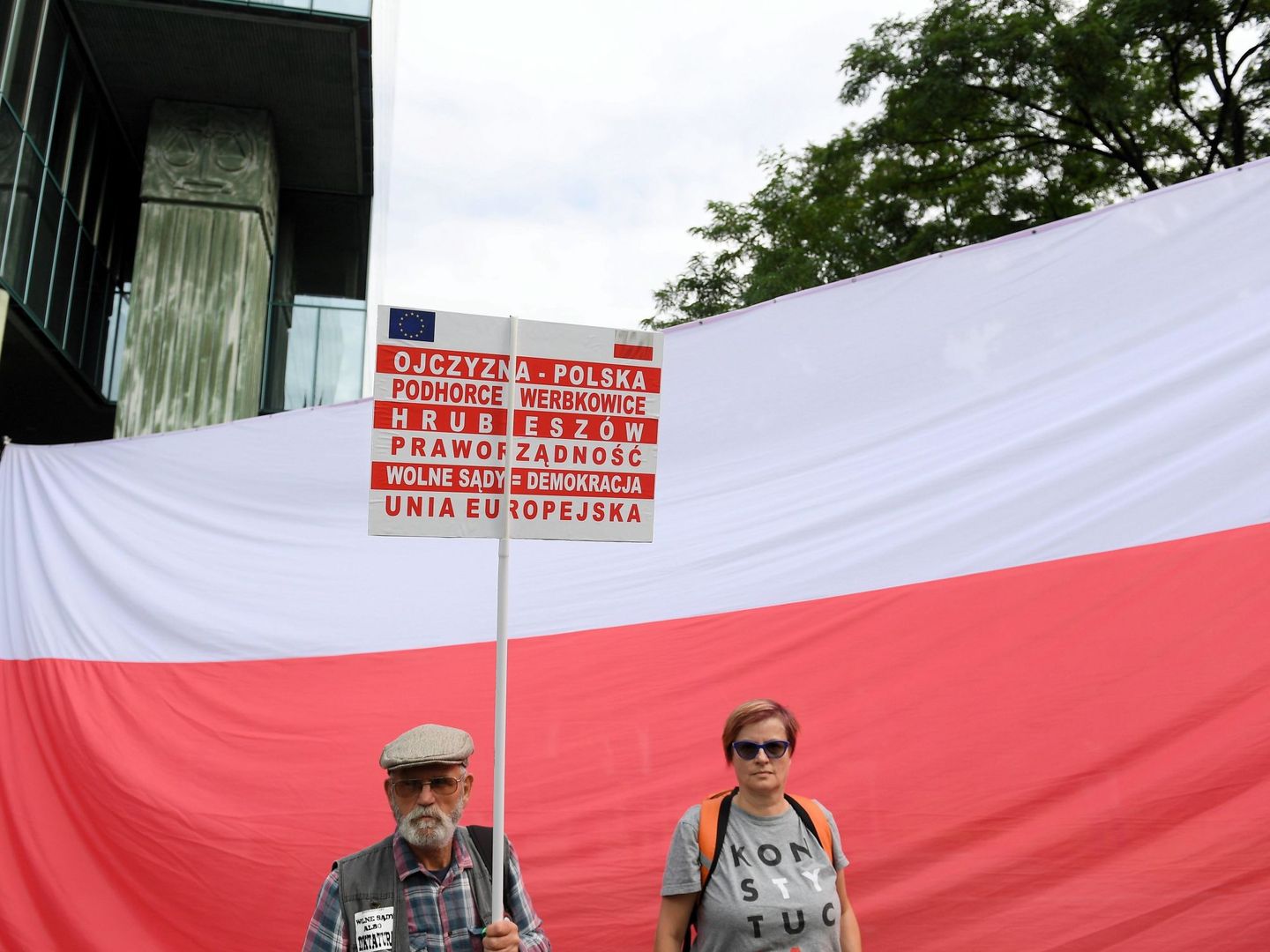 Protesta por la reforma judicial en Polonia (EFE)