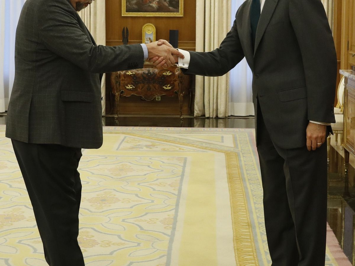 Foto: El rey Felipe recibe al diputado de Foro Asturias Isidro Martínez Oblanca (EFE)