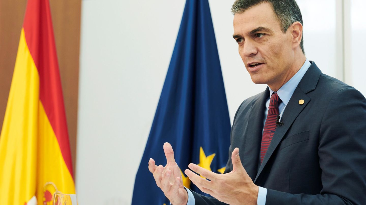 Comparecencia del presidente del Gobierno, Pedro Sánchez. (EFE)