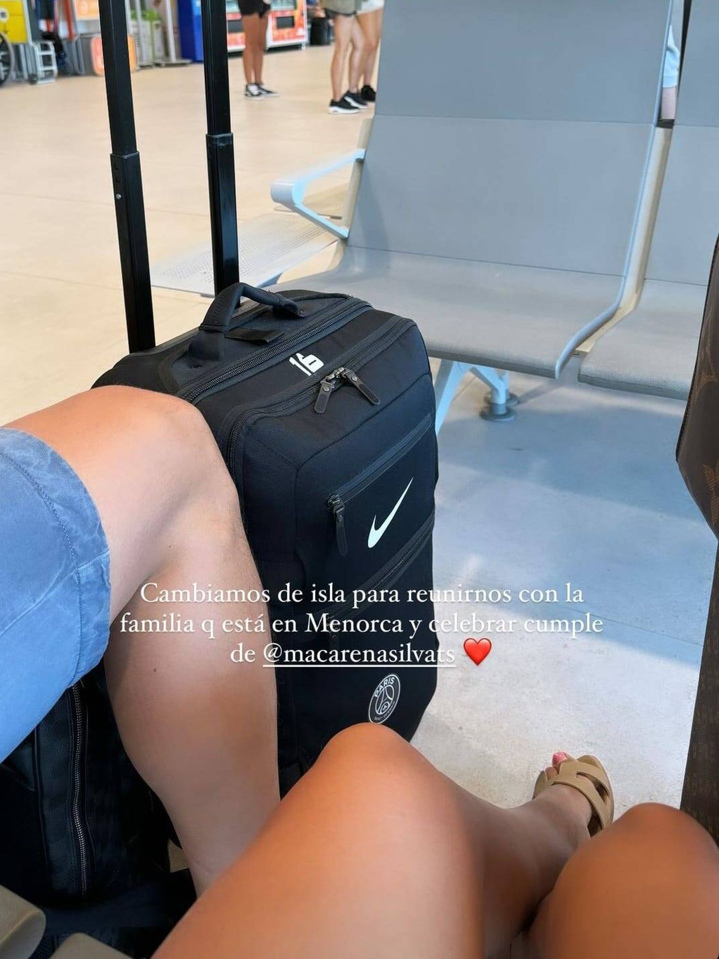 Alba Silva y Sergio Rico ponen rumbo a Menorca. (Instagram/@albasilvat)