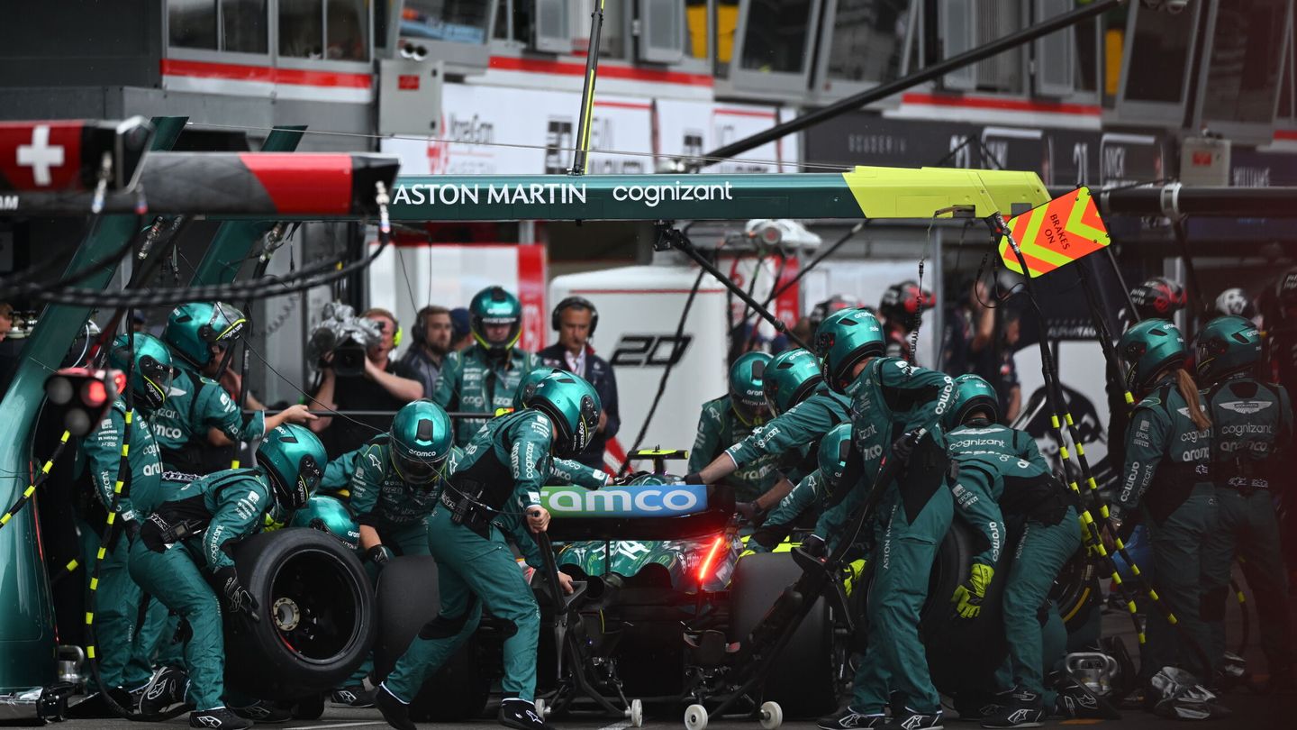 Aston Martin es un equipo volcado en Fernando Alonso. (EFE/Christian Bruna)