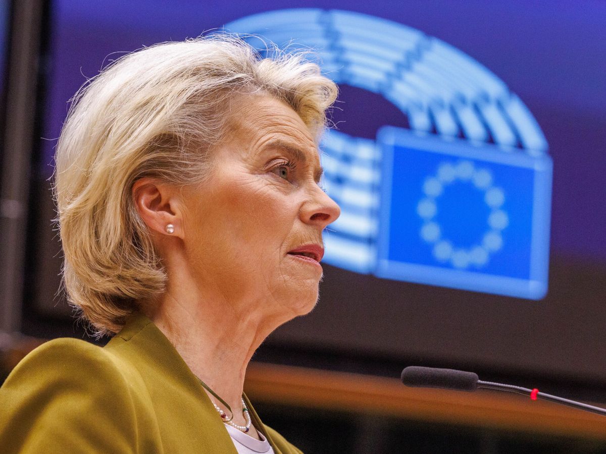 Foto: La presidenta de la Comisión Europea, Ursula von der Leyen. (EFE/Olivier Matthys)