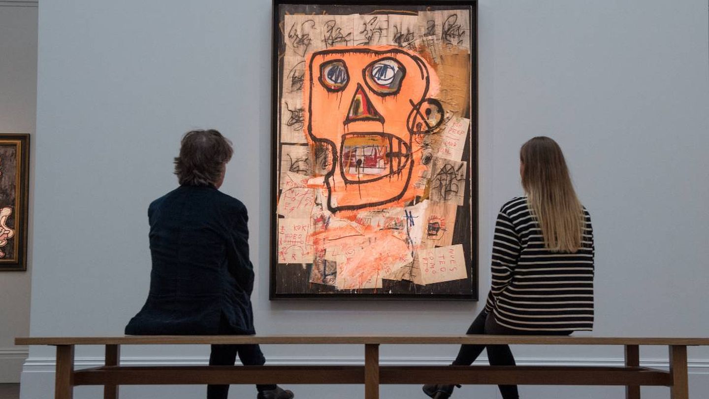  Una de las obras de Basquiat. (Getty)