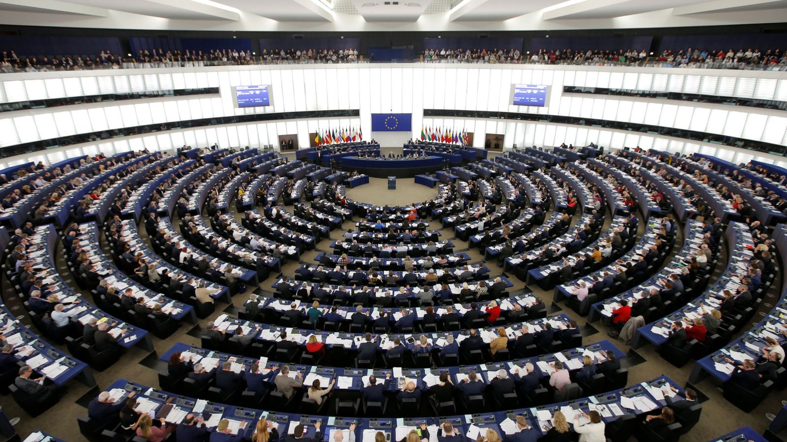 Foto: Pleno del Parlamento Europeo (REUTERS)