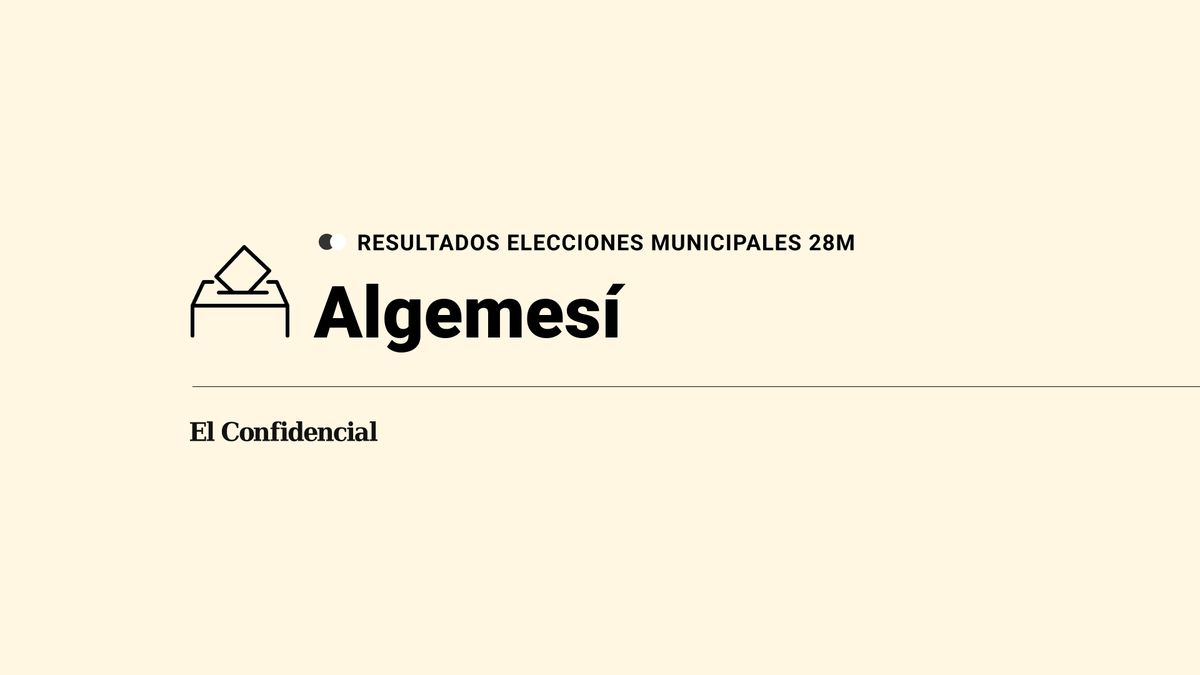 Resultados del 28 de mayo en Algemesí en las elecciones municipales 2023: victoria de PP