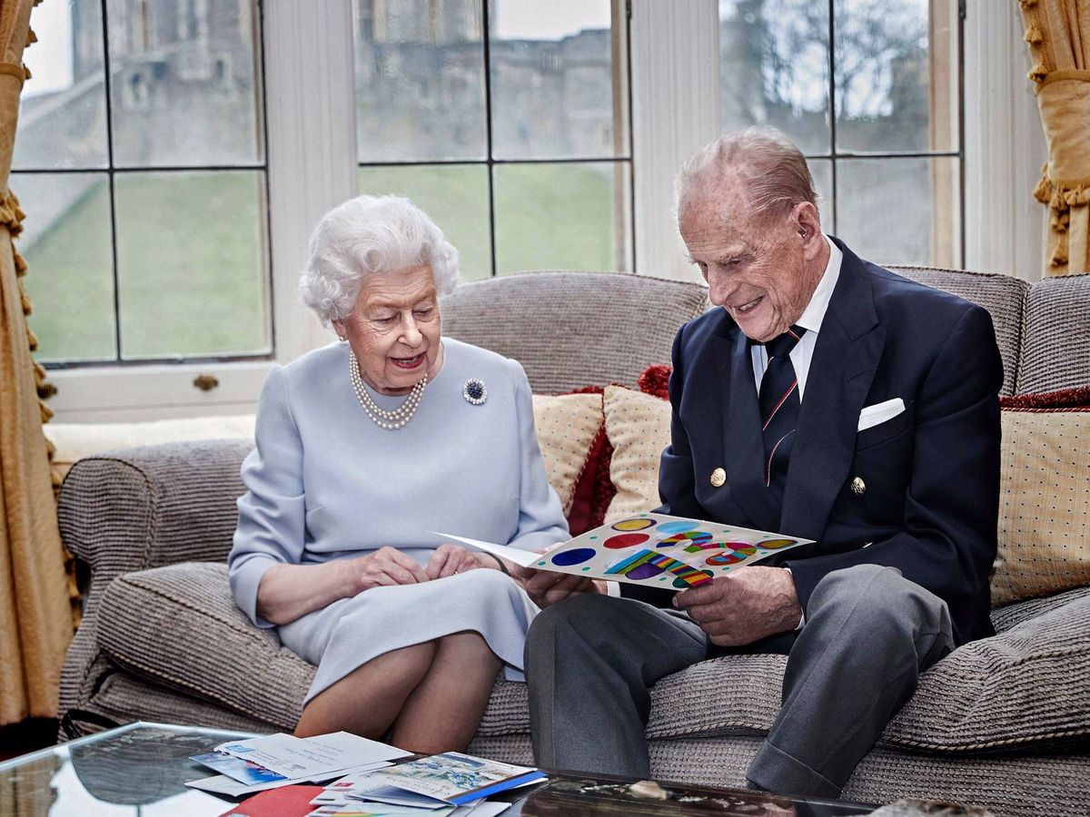 Foto: La reina Isabel y el duque de Edimburgo. (Palacio de Buckingham)