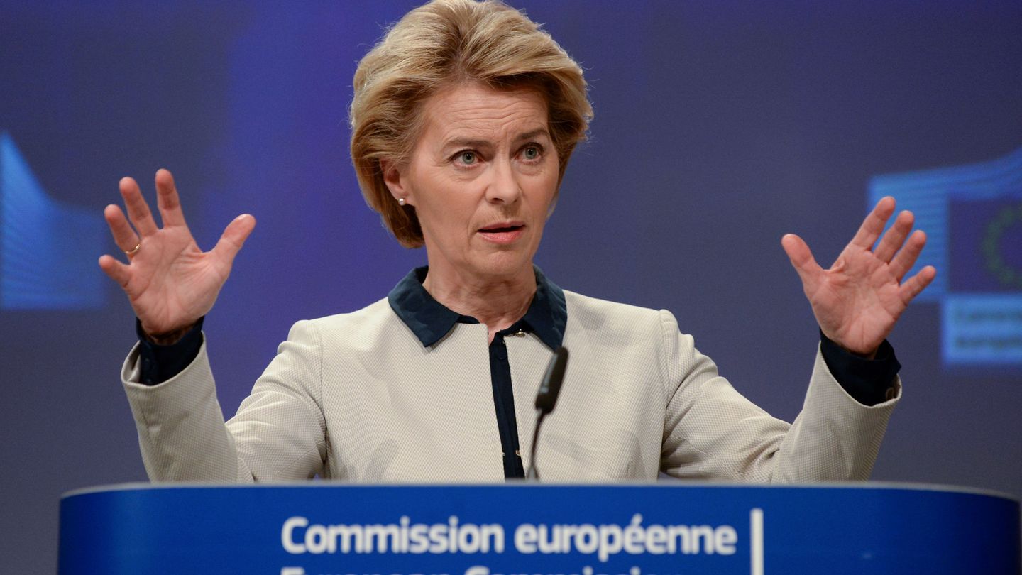Von der Leyen, presidenta de la Comisión Europea. (Reuters)