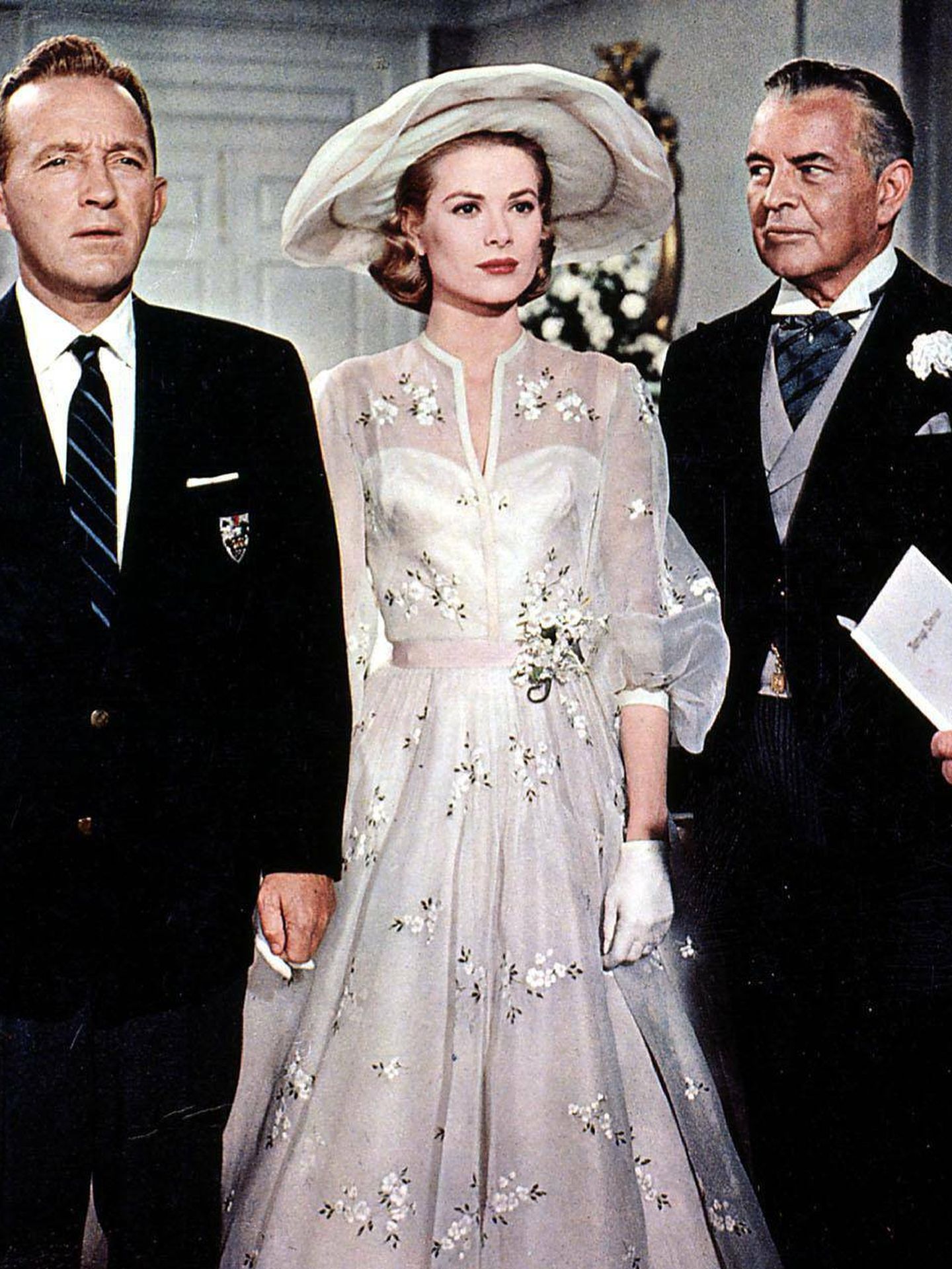 Grace Kelly se vistió de novia en la película 'Alta sociedad' de 1956. (Cordon Press)