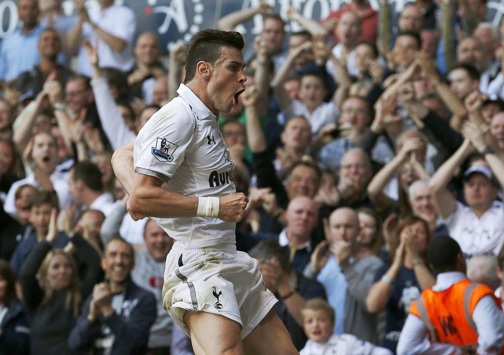 Foto: Bale celebra un gol con el Tottenham