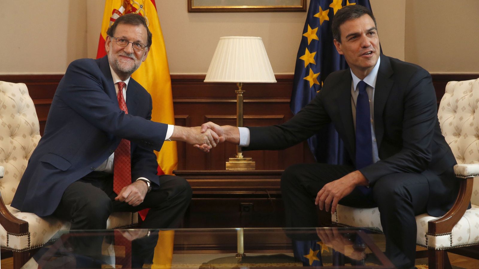 Foto: Mariano Rajoy y Pedro Sánchez en su última reunión. (EFE)