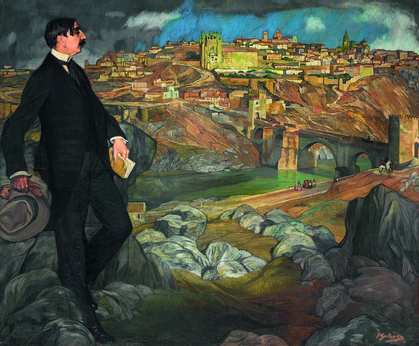'Retrato de Maurice Barrès', Ignacio Zuloaga (1913) (Museo d'Orsay)