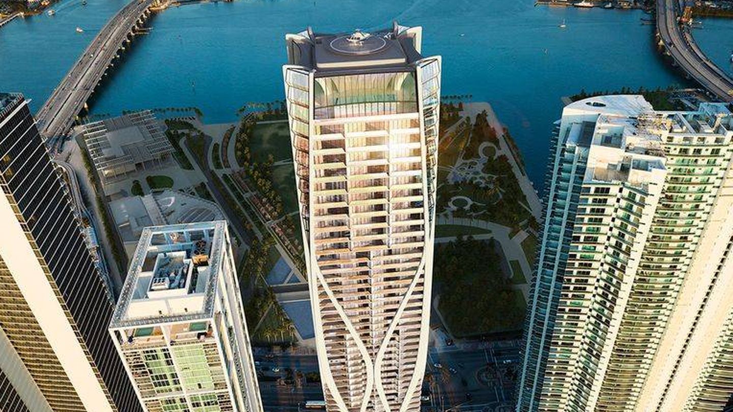 El edificio es uno de los más altos de Miami. (One Thousand Museum)