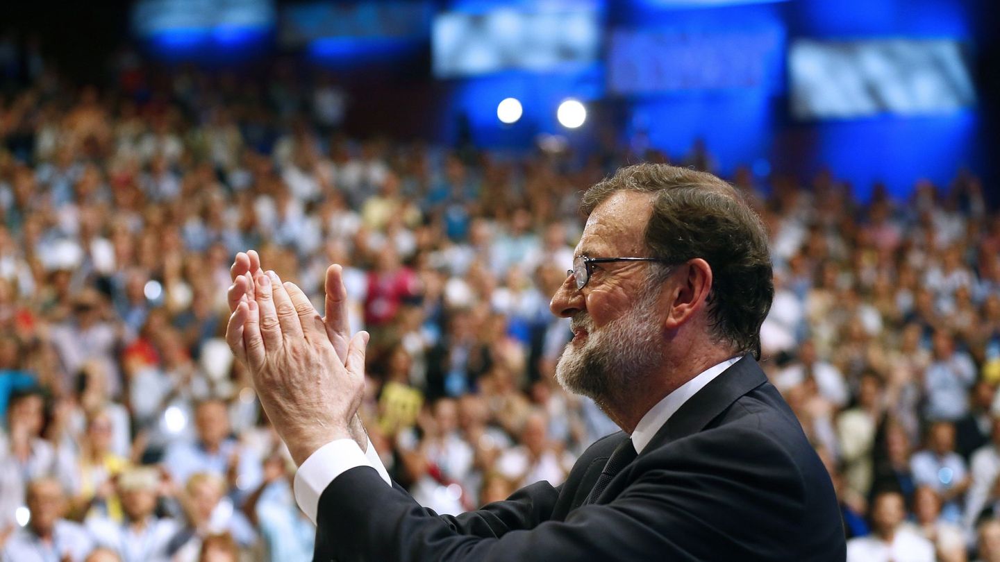 Mariano Rajoy, tras su intervención en el XIX Congreso Nacional del PP. (EFE) 