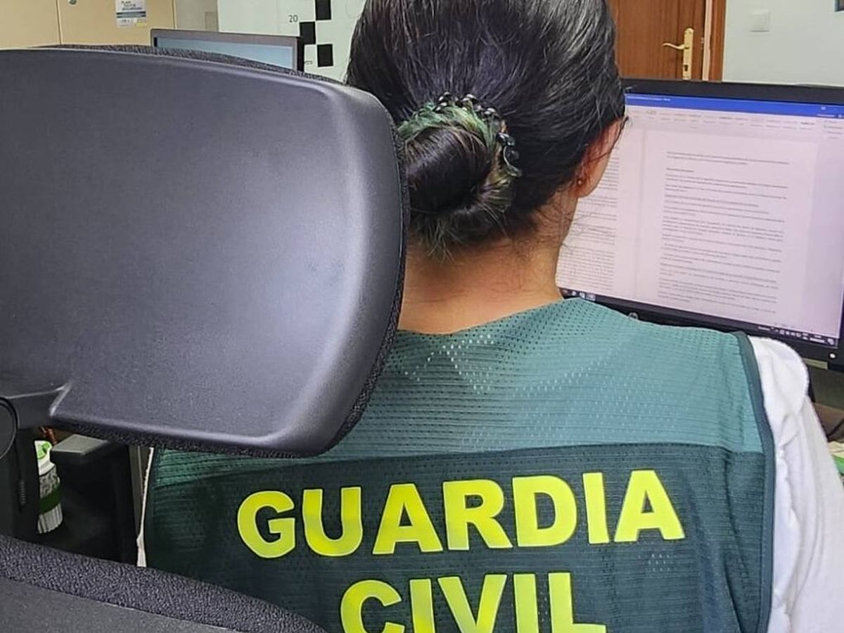 Foto: Una agente de la Guardia Civil de Mairena de Alcor, que ha llevado el peso del caso. (Cedida)