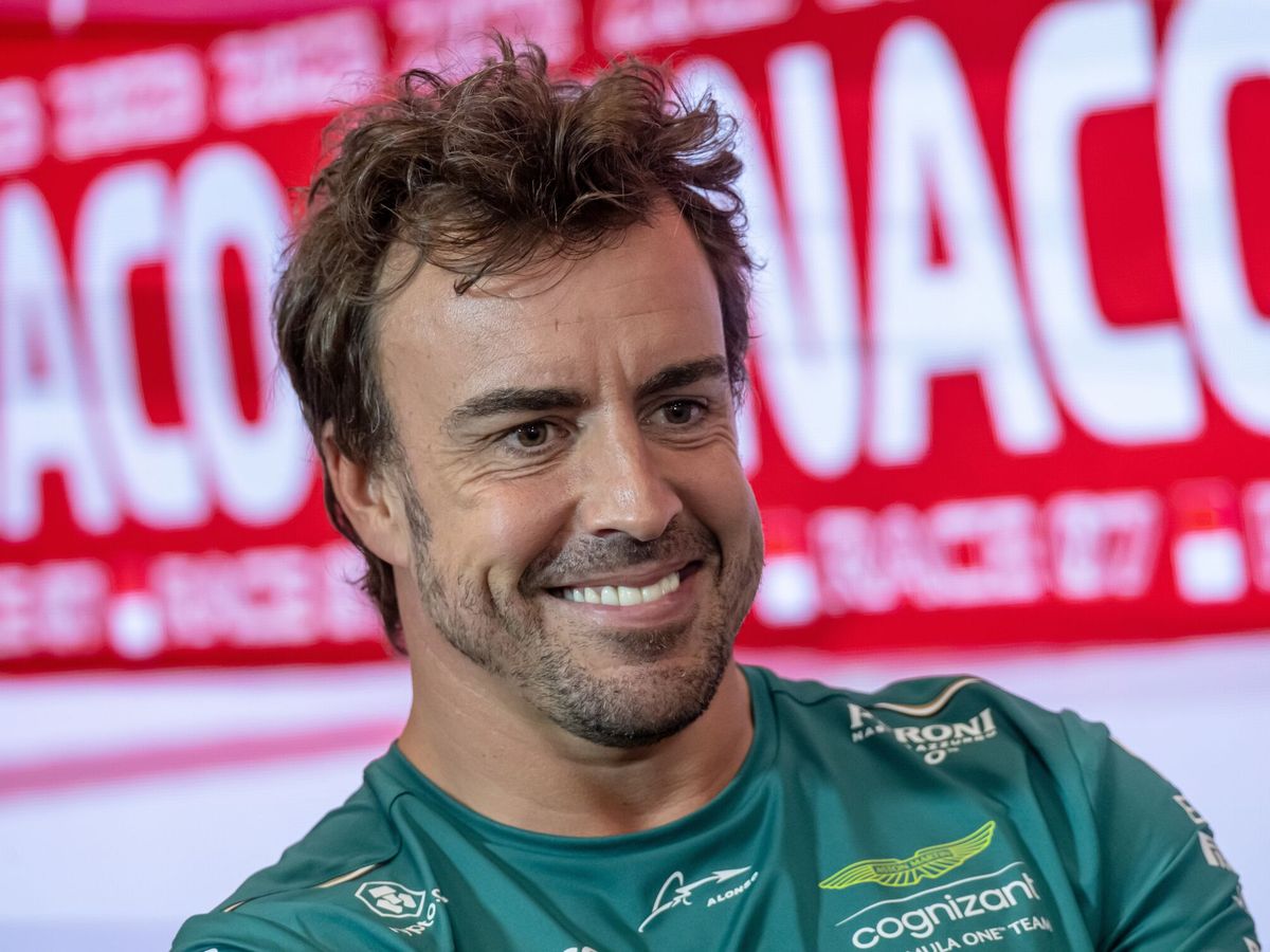 Foto: Alonso, en la rueda de prensa del GP de Mónaco. (EFE/Christian Bruna)
