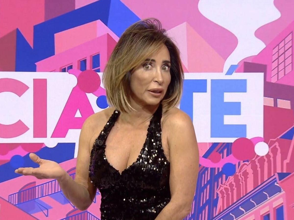 Foto: La presentadora María Patiño. (Mediaset España)