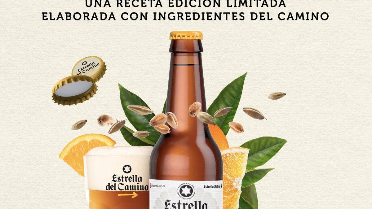 Estrella del Camino, una cerveza de edición limitada en homenaje al Xacobeo 2021-22