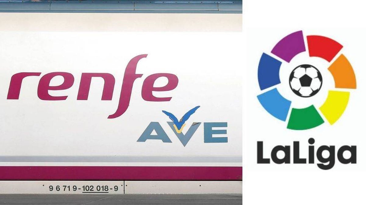 Todo el fútbol en el AVE: Renfe ofrecerá en sus trenes todos los partidos de la Liga