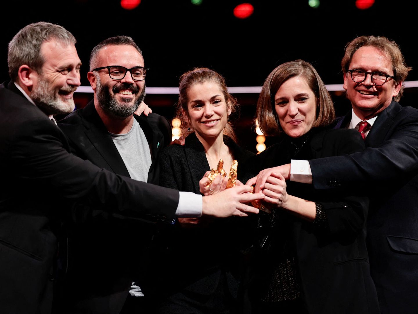 La película española “Alcarràs“, de Carla Simón, ganó este miércoles el Oso de Oro de la Berlinale. (Reuters/Hannibal Hanschke)