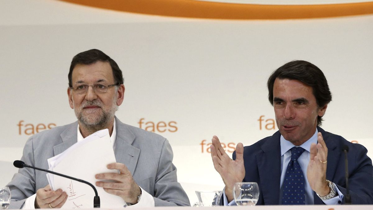 Rajoy y Aznar se unen ante la amenaza de la izquierda de "destrozar" la Constitución