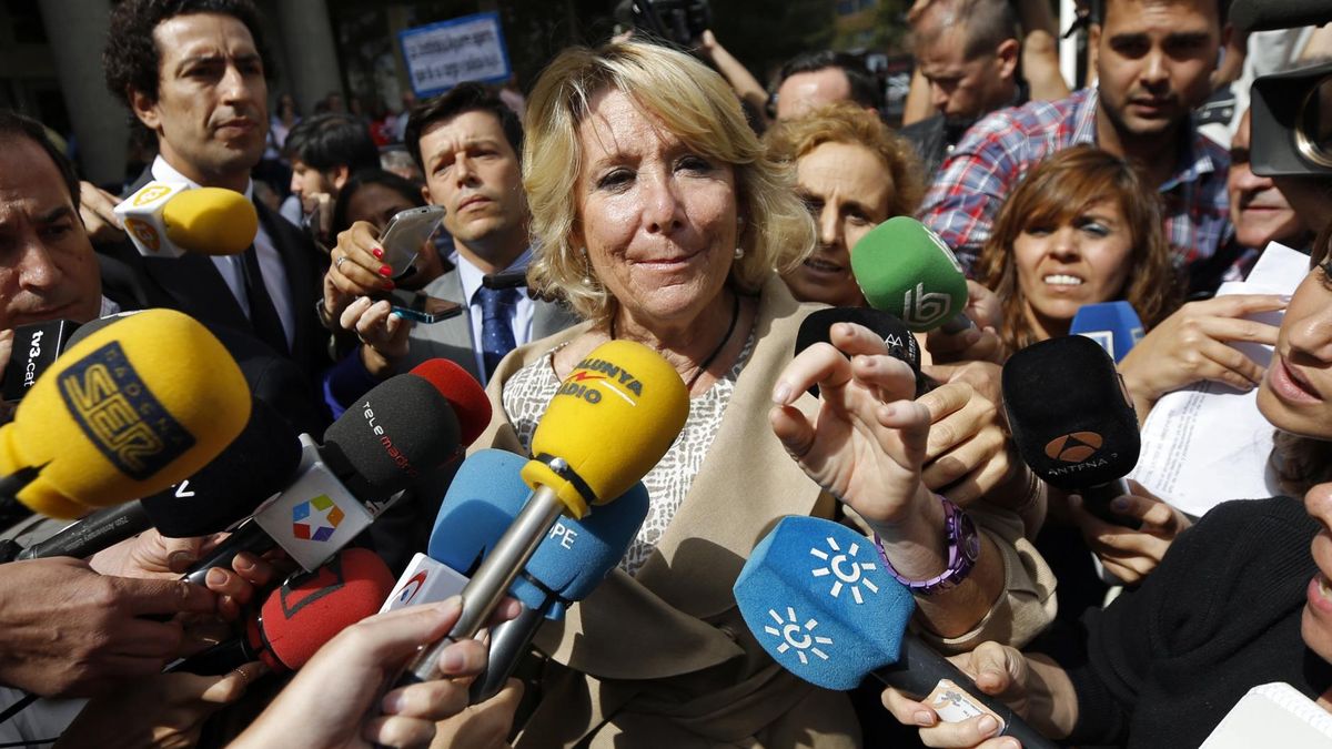 Esperanza Aguirre pide "perdón" por el "error" de haber confiado en Granados