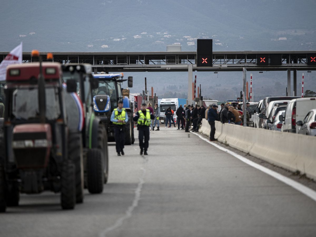 Foto: La crisis de los agricultores franceses salpica a España. (Europa Press/Lorena Sopêna)