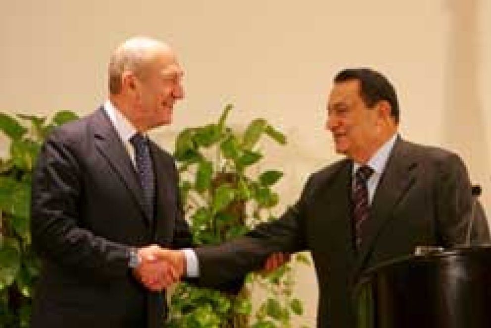 Foto: Mubarak y Olmert señalan 2008 como la fecha para un acuerdo de paz
