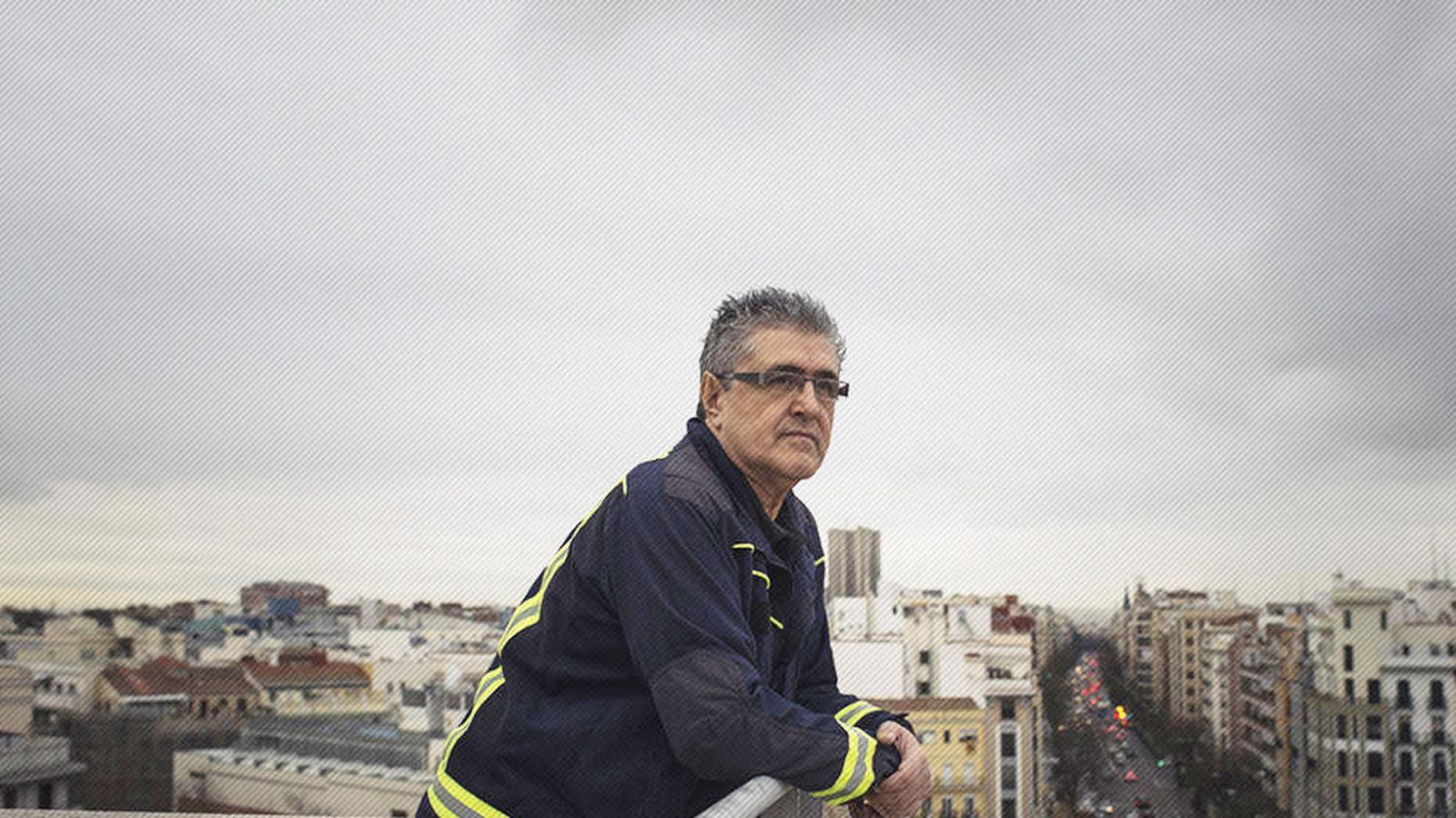 Foto: Eugenio Amores, ingeniero de Caminos y jefe de la Subdirección General del Cuerpo de Bomberos. (Pablo López Learte)