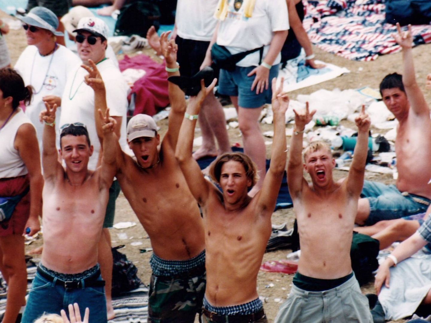 Asistentes a Woodstock 99. (Netflix)