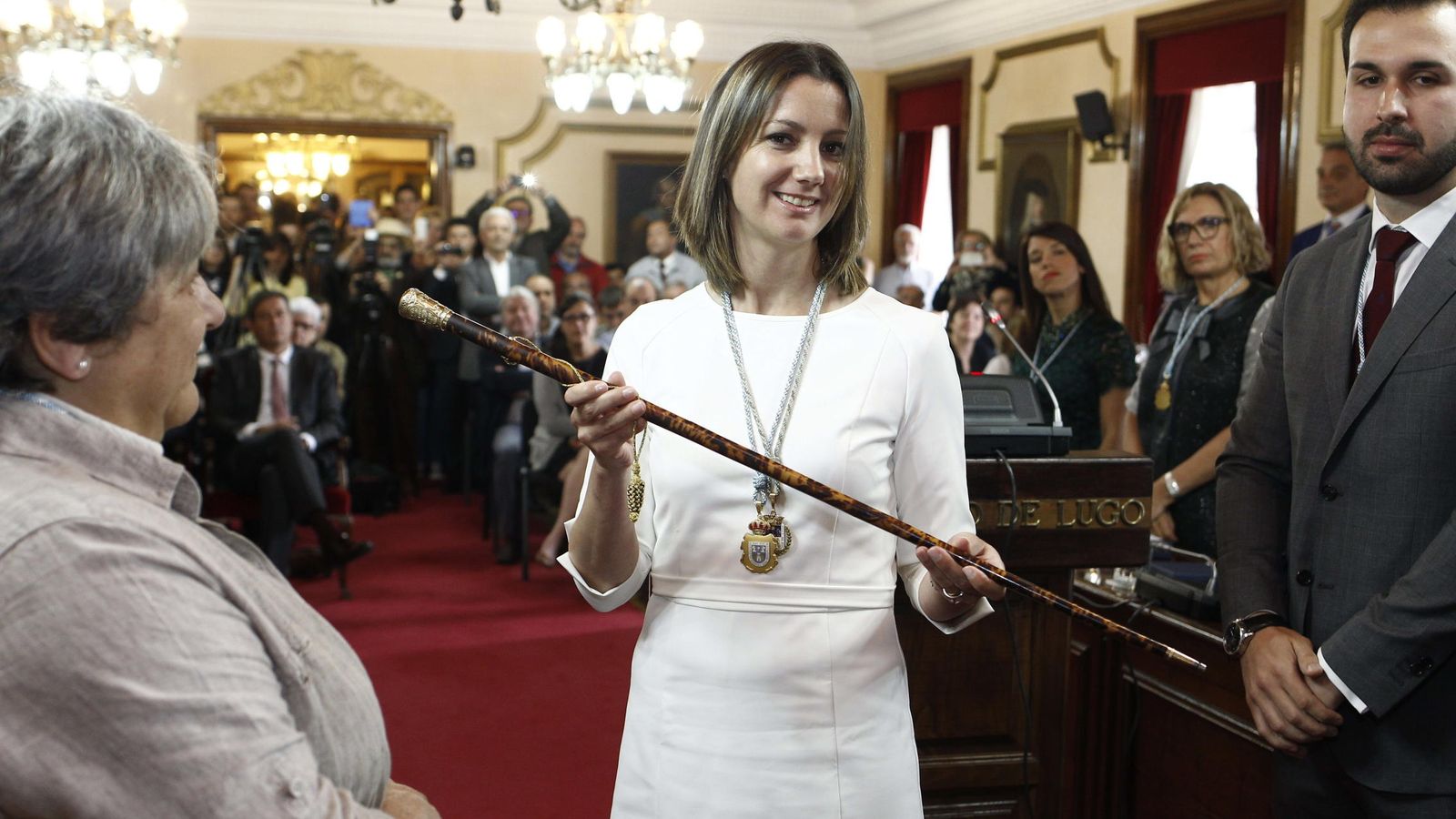 Foto: La alcaldesa de Lugo, Lara Méndez. (EFE)