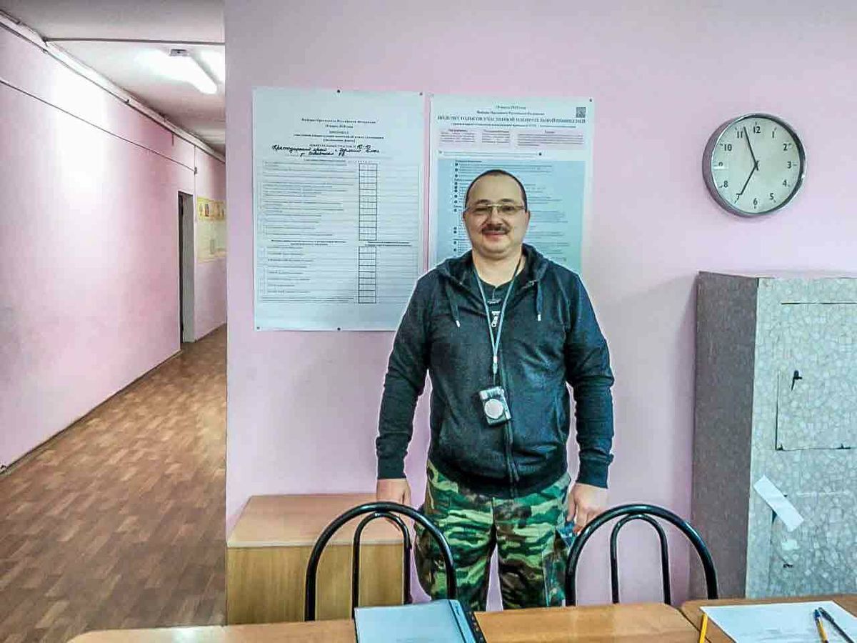 Foto: Andrei Paniuskin, en Goriachi Kliuch, su ciudad de origen, en Krasnodar. (Cedida)