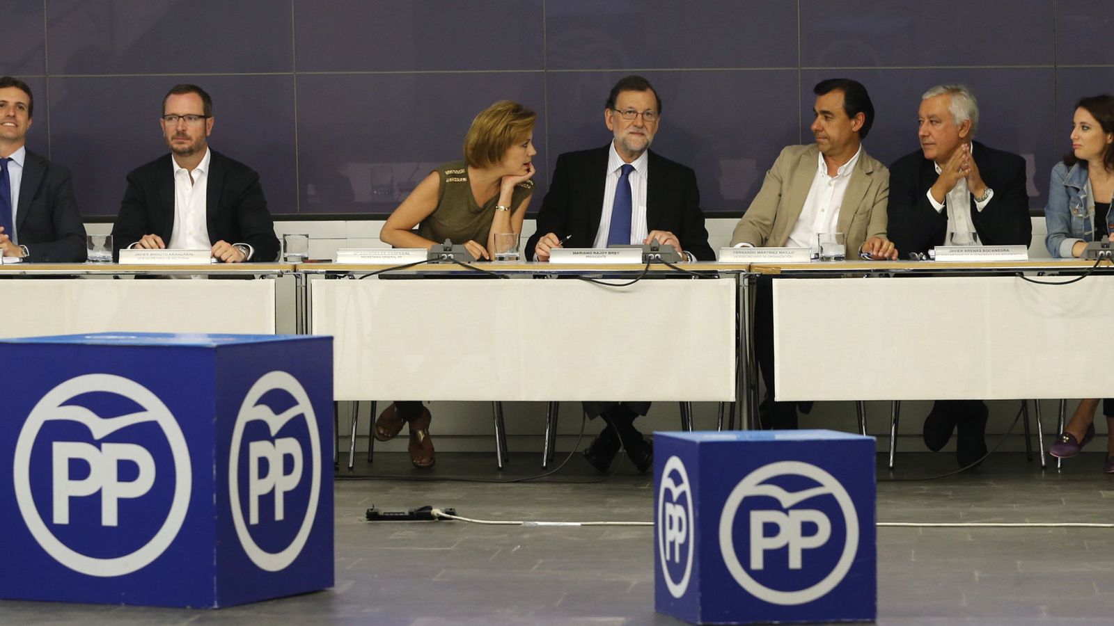 Foto: Reunión del Comité Ejecutivo Nacional del PP. (EFE)