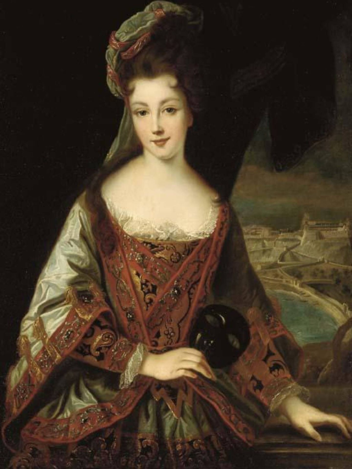 Retrato de la princesa Luisa Hipólito, única soberana de Mónaco, por Jean-Baptiste Santerre. (Cortesía/Palacio del Príncipe de Monaco)