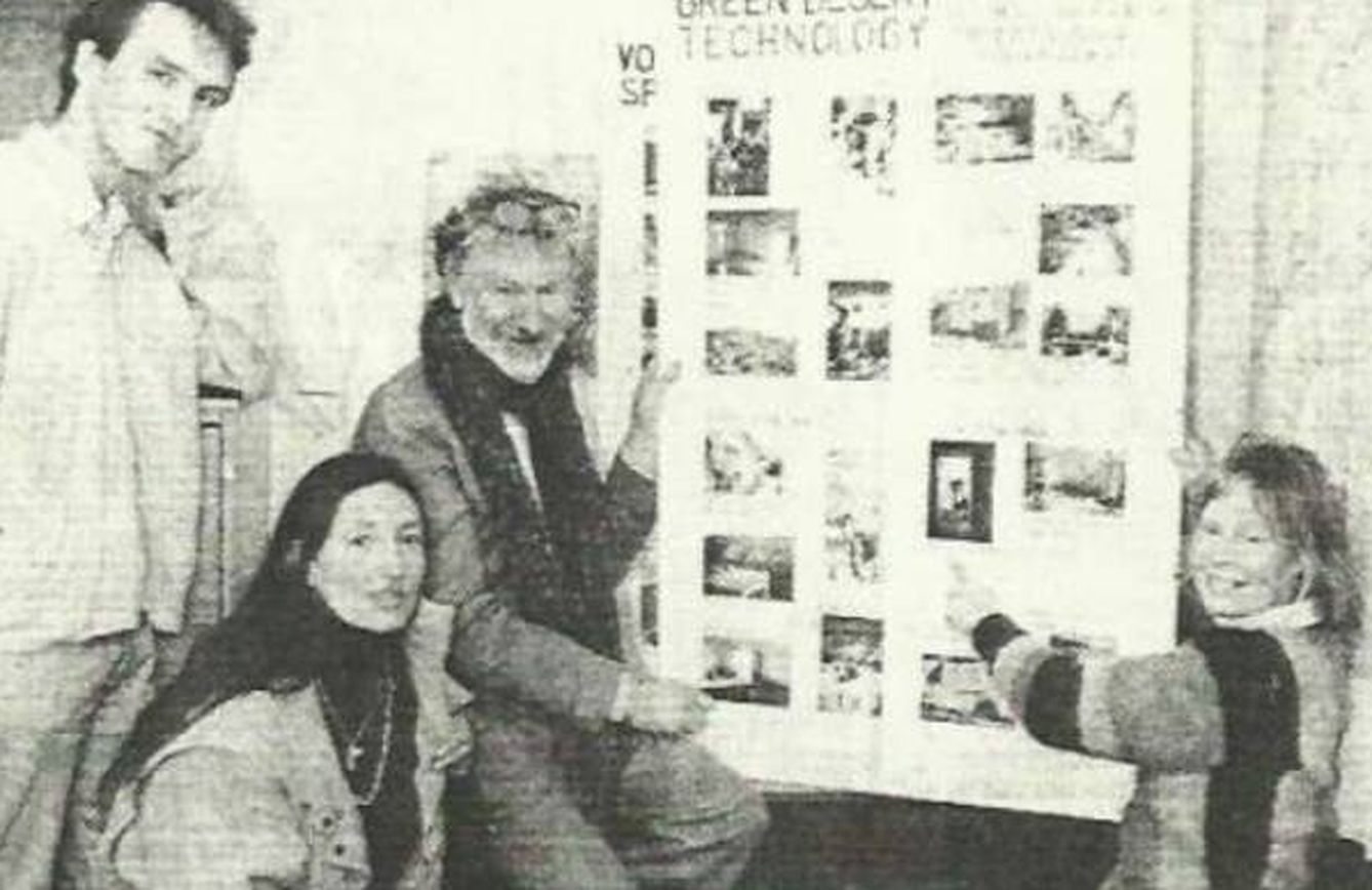 Harry Hart, el cofundador de Sunseed Desert Technology en 1982. Foto: Sunseed Desert Technology