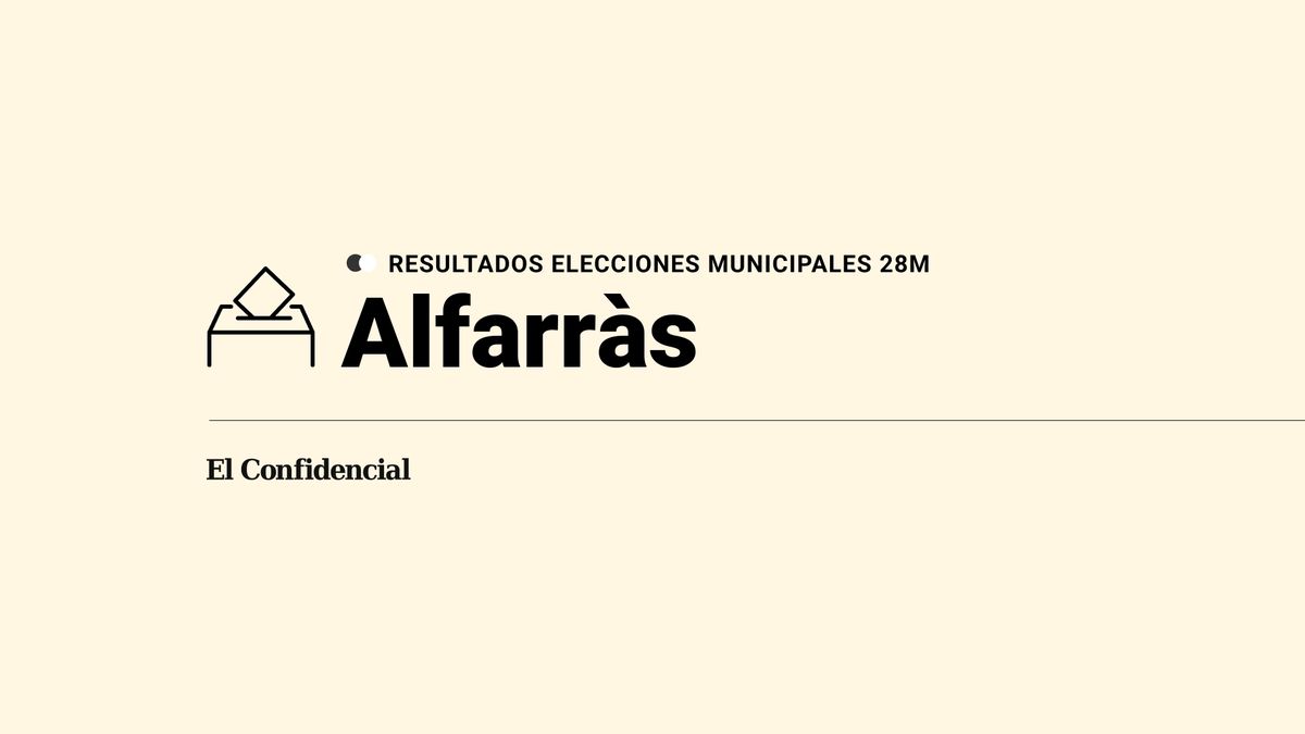 Resultados y ganador en Alfarràs durante las elecciones del 28-M, escrutinio en directo