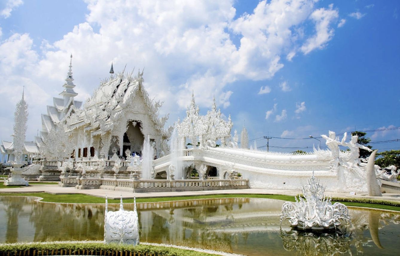 El Templo Blanco de Chiang Rai.