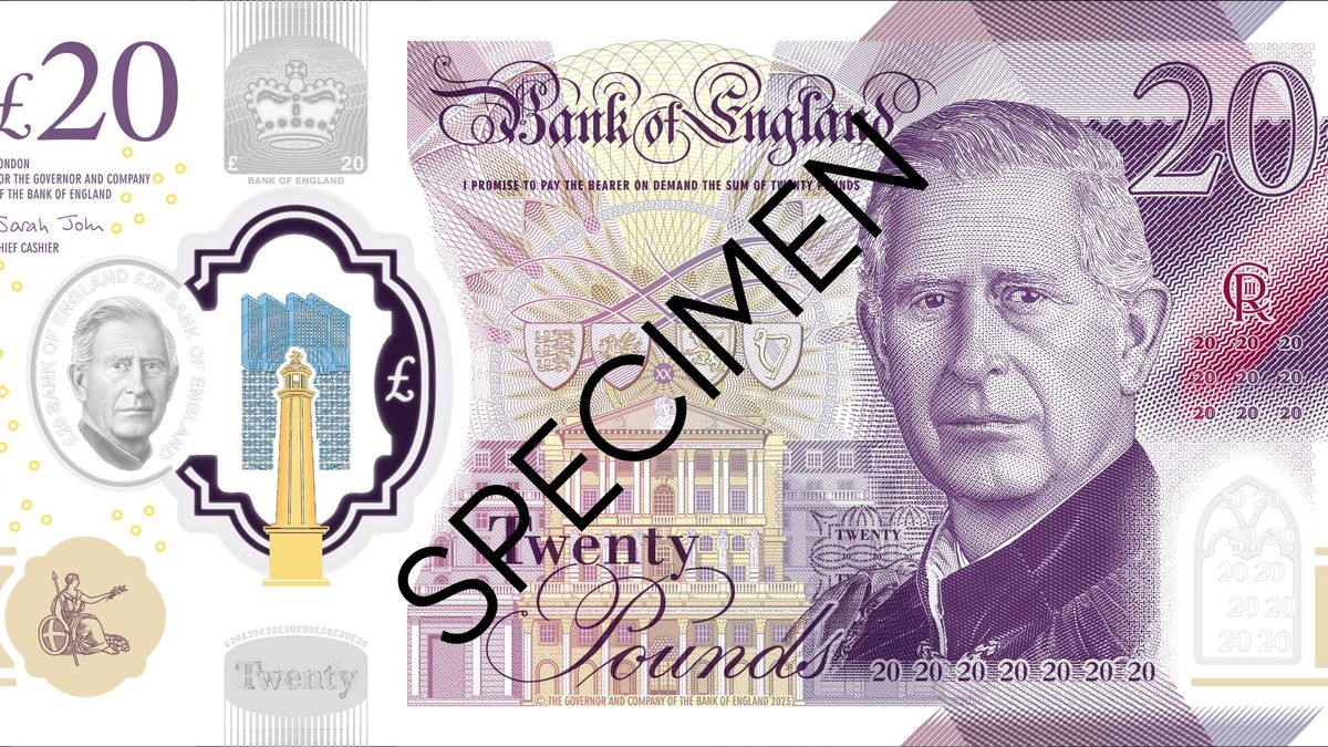  Pagar con Carlos III: el Banco de Inglaterra desvela los nuevos billetes con su imagen
