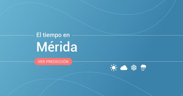 Foto: El tiempo en Mérida. (EC)