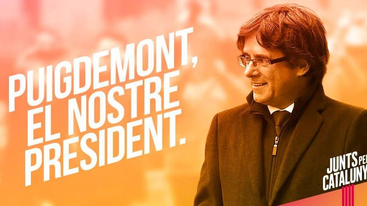 El lema de Junts Per Catalunya para el 21-D: "Puigdemont, nuestro presidente"