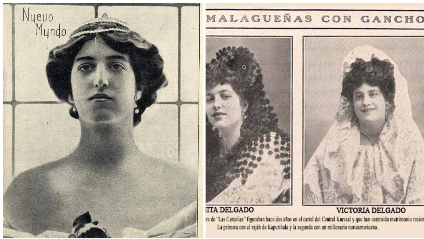 Dos portadas de la revista 'Nuevo Mundo' sobre Anita Delgado y sobre su hermana Victoria. (Archivo de la revista ilustrada 'Nuevo Mundo')