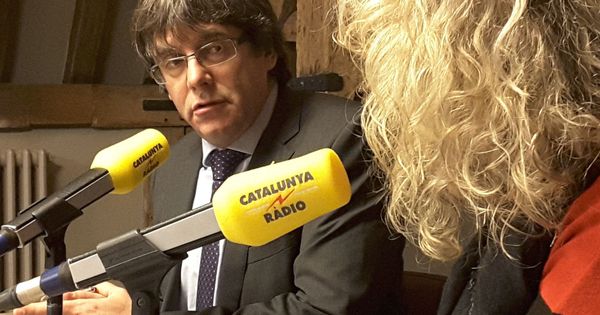 Foto: Fotografía facilitada por Catalunya Ràdio del presidente de la Generalitat cesado Carles Puigdemont durante una entrevista hace dos semanas. (EFE)