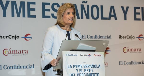 Foto: La ministra de Empleo durante su intervención en el Foro La pyme española y el reto del crecimiento (Goyo Conde)