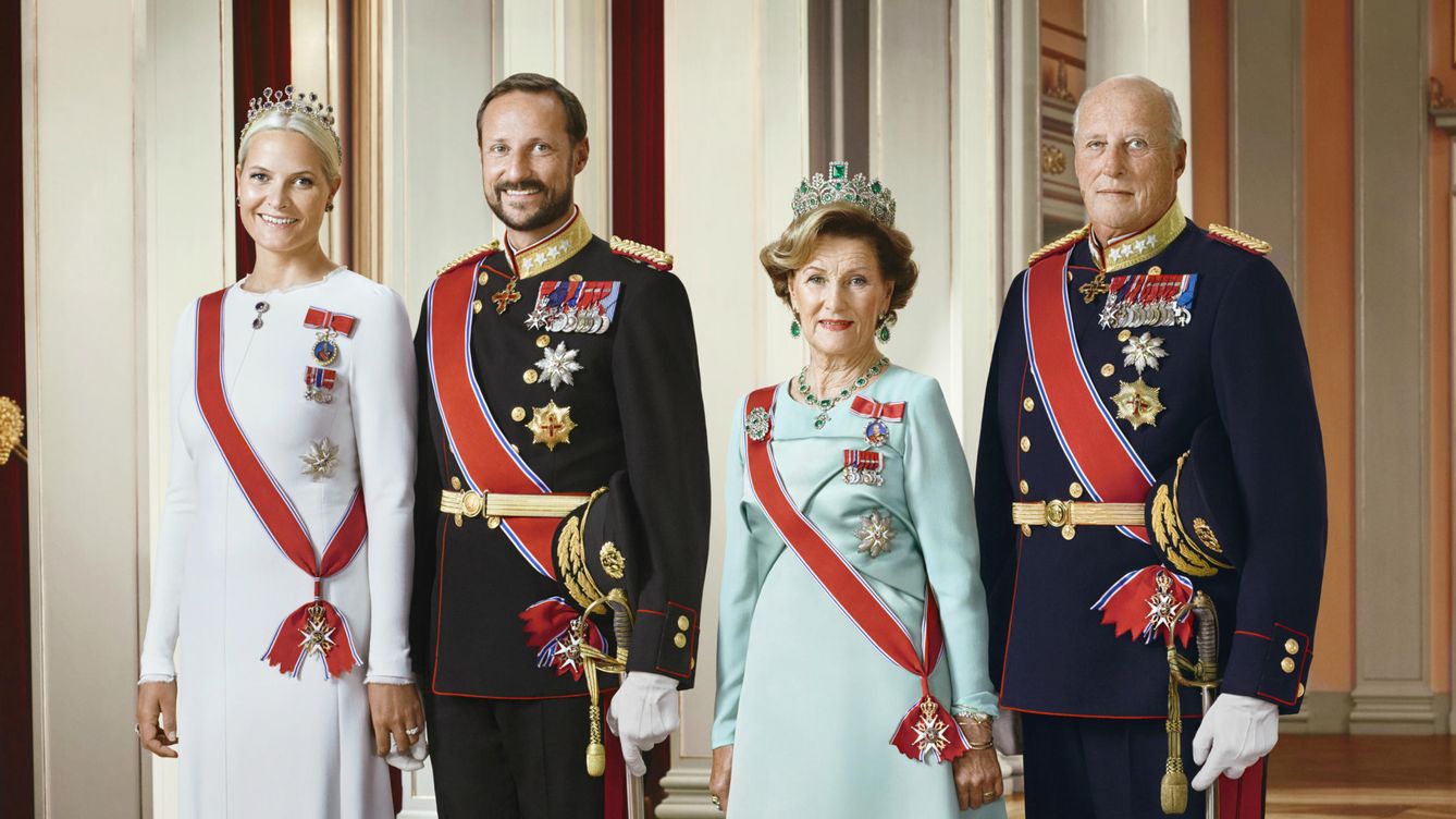 Foto: La familia real noruega en una imagen oficial (Kongehuset)