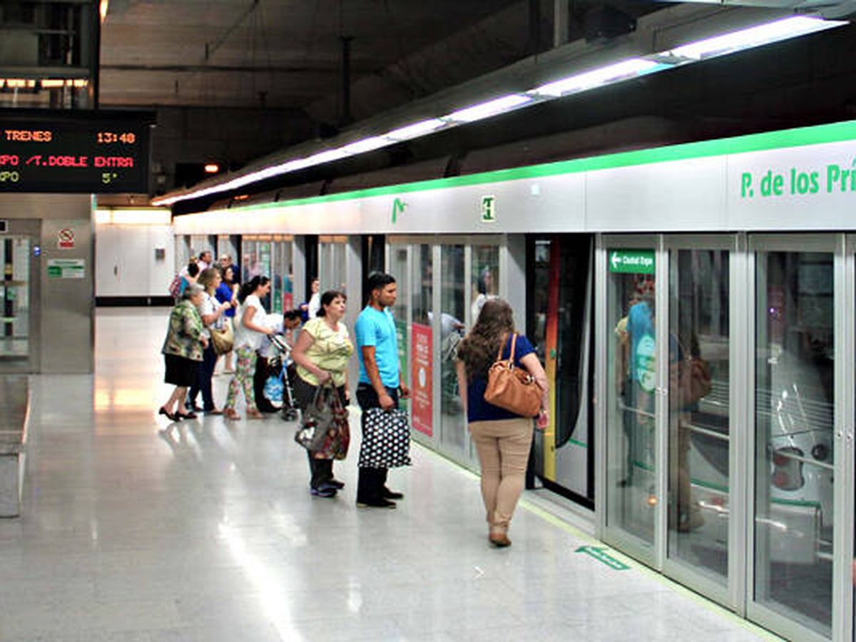 Foto: Vista del Metro de Sevilla.