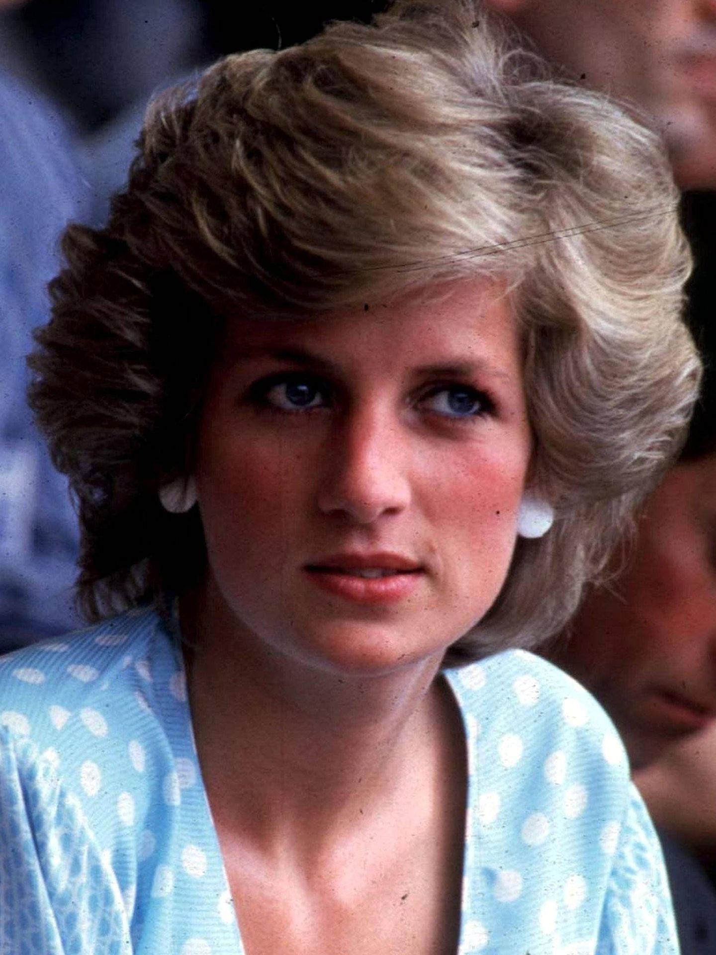Diana de Gales, con su habitual maquillaje azul. (Cordon Press)