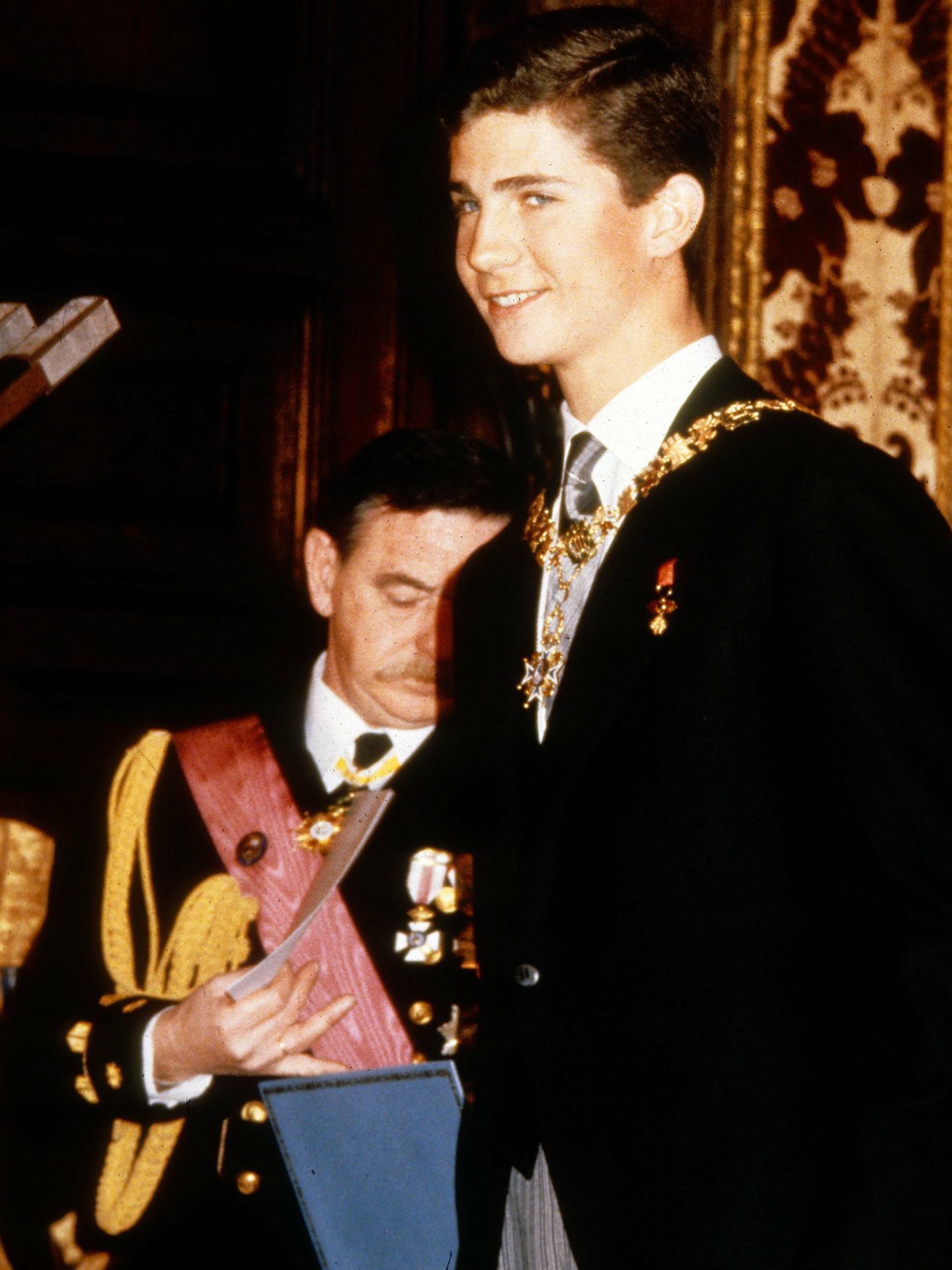 El entonces príncipe Felipe, el día que juró la Constitución, el 30 de enero de 1986. (Cordon Press)