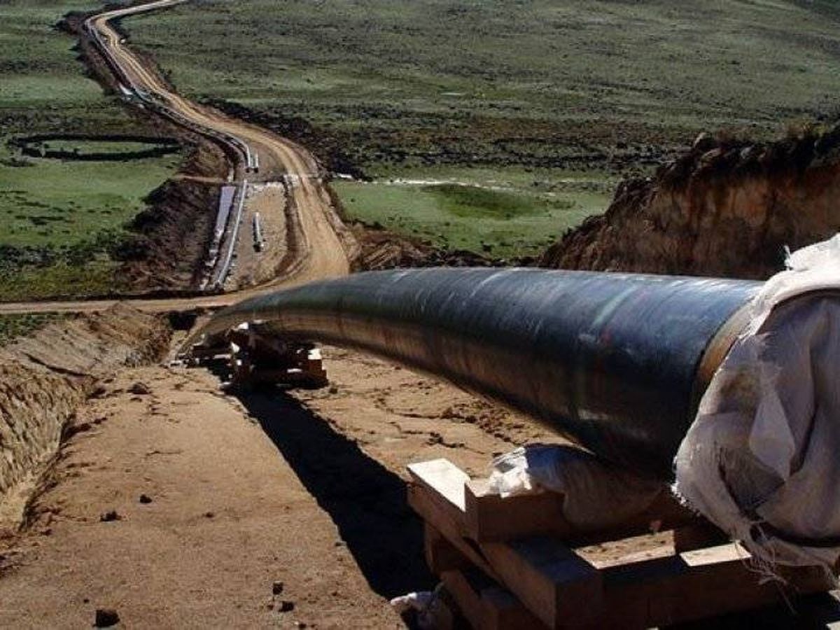 Foto: Foto de archivo de las obras del gasoducto de Perú.