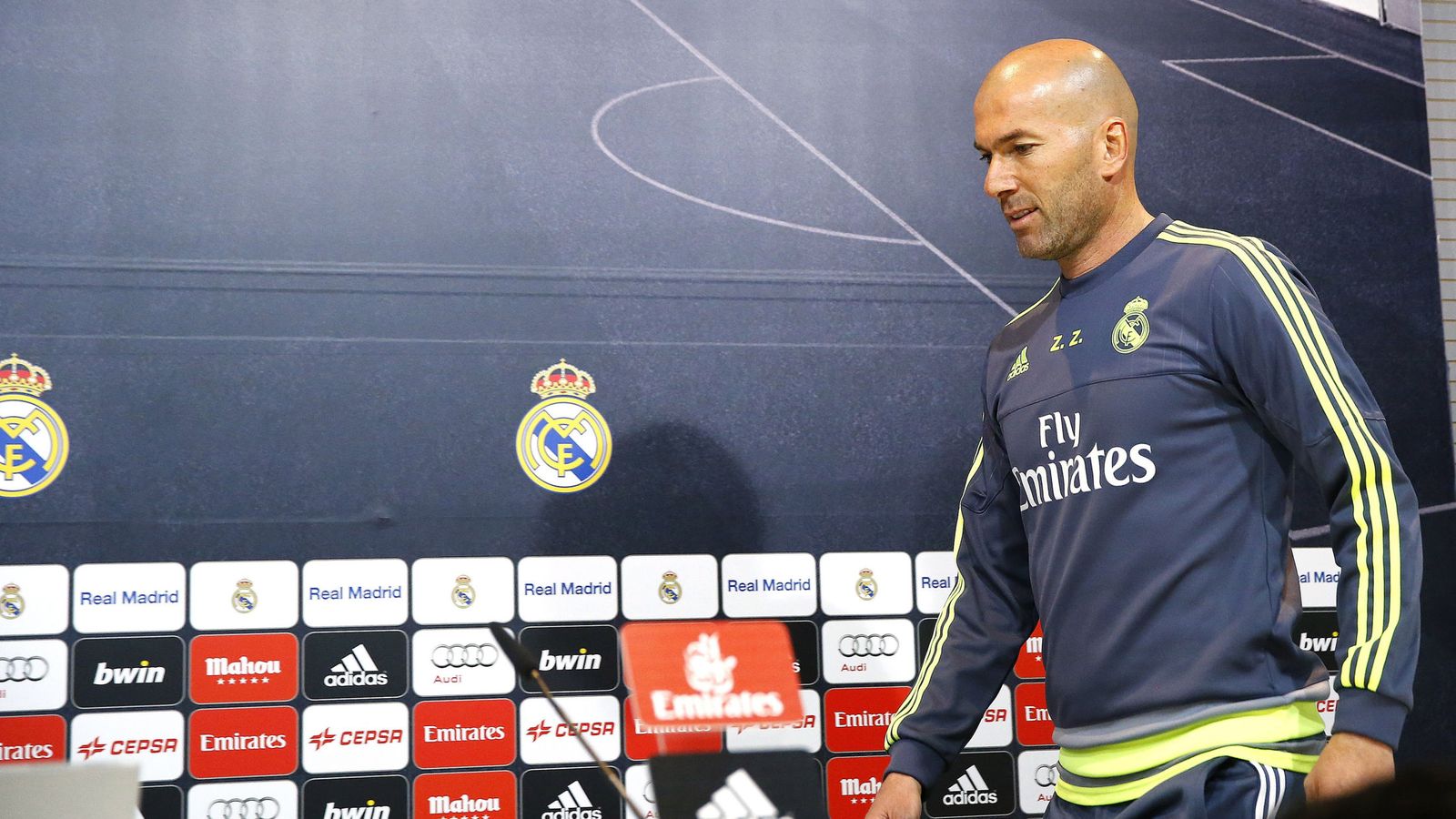 Foto: Zidane, en una rueda de prensa reciente (EFE)