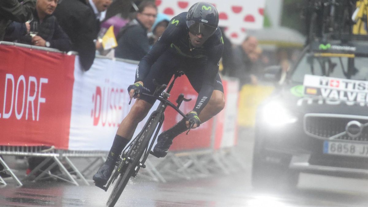 Alejandro Valverde abandona el Tour de Francia tras sufrir una fuerte caída