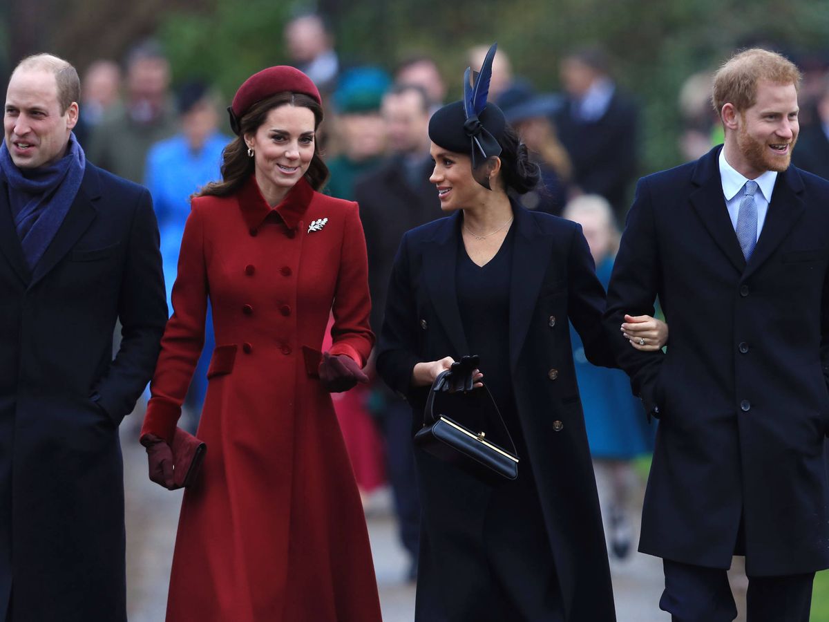 Foto: El príncipe Guillermo, Kate Middleton, Meghan Markle y el príncipe Harry, en una imagen de archivo. (Getty)